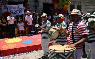 BRAZIL-CULTURE-CUSTOMS-CARNIVAL-OPENING-CEREMONY
