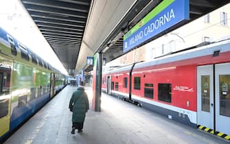LA stazione Cadorna a Milano., 24 gennaio 2024. ANSA/DANIEL DAL ZENNARO