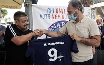 Hugo Maradona in conferenza stampa