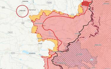 mappa guerra russia ucraina