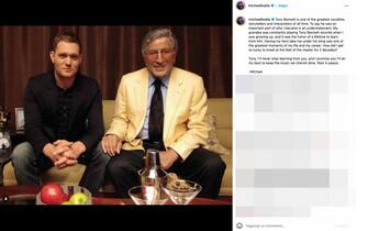 Il post di Michael Bublé dedicato a Tony Bennett