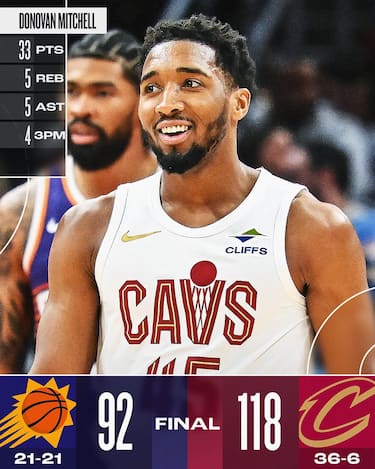 CLEVELAND CAVALIERS-PHOENIX SUNS 119-92