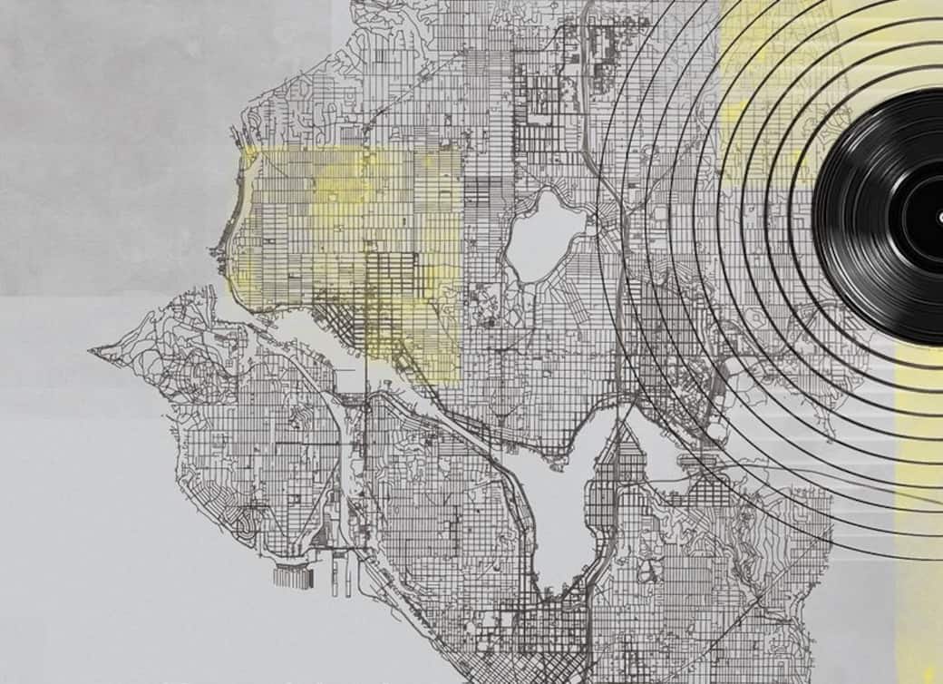 Un dettaglio della copertina di “Smell of grunge. La scena di Seattle e i suoi dischi”