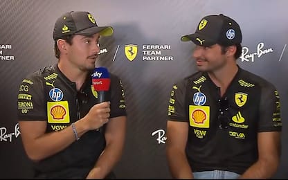 Leclerc: "Vogliamo vincere". Sainz: "Proviamoci"