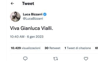 Il tweet di Luca Bizzarri