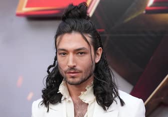 Ezra Miller arrives at the Warner Bros. THE FLASH Los Angeles Premiere held at the Ovation Hollywood in Hollywood, CA on Monday, ​June 12, 2023. (Photo By Sthanlee B. Mirador/Sipa USA)