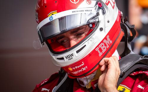Mandatory Credit: Photo by Cristiano Barni/Shutterstock (15423746ai)
Budapest, Hungary. 03 August 2025. FIA World Championship F1 Lenovo Grand Prix of Hungary. Race. Charles Leclerc, Ferrari.
F1 Hungarian Grand Prix, Race, Hungaroring Racetrack, Mogyorod, Hungary - 03 Aug 2025