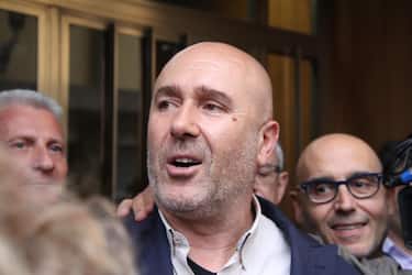 New mayor of Terni Stefano Bandecchi upon his arrival in the city, Terni, Italy, 29 May 2023.
ANSA/GIANLUIGI BASILIETTI
