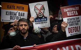 protesta contro la guerra in Turchia