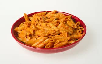 02/14/11 - TORONTO, ONTARIO - Penne in vodka sauce. Five different dishes, as recommended by a group of grade schoolers, to see how nutritious their favorite things to eat really are. (RICK MADONIK/TORONTO STAR)