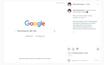addio internet explorer meme