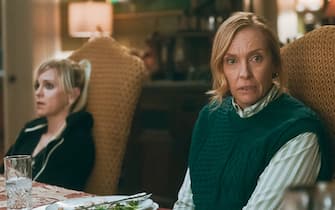 USA.  Toni Collette and Anna Faris in a scene from the (C)Signature Films new movie : The Estate (2022).
Plot: Two sisters attempt to win over their terminally ill, difficult-to-please Aunt in hopes of becoming the beneficiaries of her wealthy estate, only to find the rest of their greedy family members have the same idea.
 Ref: LMK110-J8477-191022
Supplied by LMKMEDIA. Editorial Only.
Landmark Media is not the copyright owner of these Film or TV stills but provides a service only for recognised Media outlets. pictures@lmkmedia.com