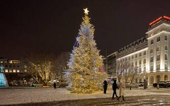 L'albero di Natale a Reykjavik