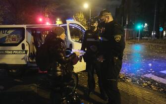 Controlli a Riga, in Lettonia