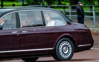 Point de Vue Out
Mandatory Credit: Photo by Shutterstock (14540779i)
Prince William of Wales, Catherine Princess of Wales, Prince George, Prince Louis arrive at Buckingham Palace for Trooping the Colour 2024 ceremony, marking the monarch's official birthday in London.
Trooping The Colour, London, UK - 15 Jun 2024