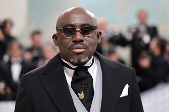 NEW YORK, NEW YORK - MAY 01: Edward Enninful attends The 2023 Met Gala Celebrating "Karl Lagerfeld: A Line Of Beauty" at The Metropolitan Museum of Art on May 01, 2023 in New York City. (Photo by Jamie McCarthy/Getty Images)