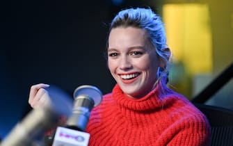 NEW YORK, NEW YORK - JANUARY 06: (EXCLUSIVE COVERAGE) Victoria Pedretti visits SiriusXM Studios on January 06, 2020 in New York City. (Photo by Dia Dipasupil/Getty Images)