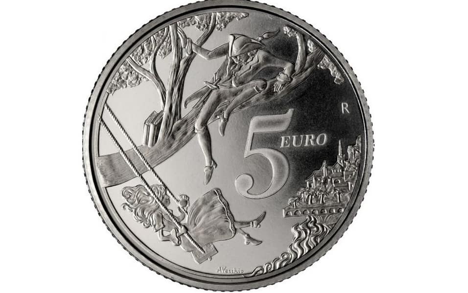 Moneta da 5 euro dedicata a Calvino, errore di conio: Mentone al