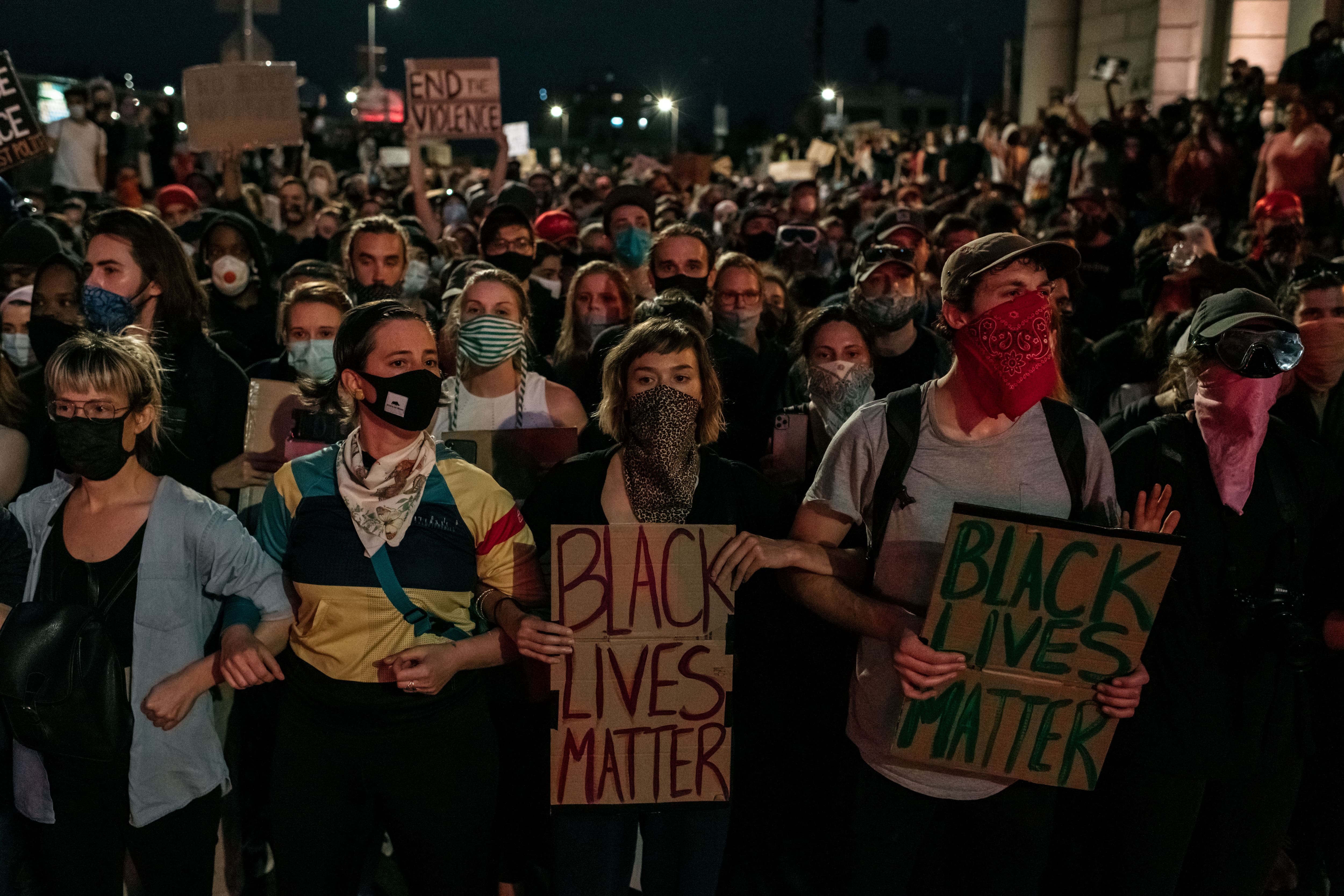 Proteste per George Floyd a New York