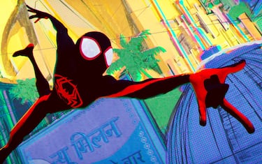Miles Morales (Shameik Moore) in Columbia Pictures and Sony Pictures Animation's SPIDER-MANô: ACROSS THE SPIDER-VERSE (PART ONE).