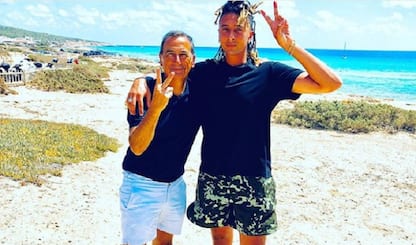 Milano, il sindaco Sala  e il rapper Ghali insieme a Formentera