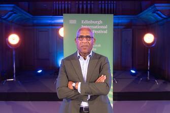 EDINBURGH, SCOTLAND - AUGUST 18: Political and equalities activist Lord Simon Woolley attends the Edinburgh International Book Festival at Edinburgh College of Art on August 18, 2022 in Edinburgh, Scotland. (Photo by Simone Padovani/Getty Images)