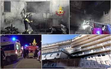 Incendio nell'ospedale di Tivoli