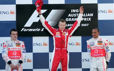 Kimi Raikkonen: prima vittoria al 1° GP in Ferrari