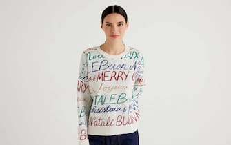 Maglione natalizio boxy fit