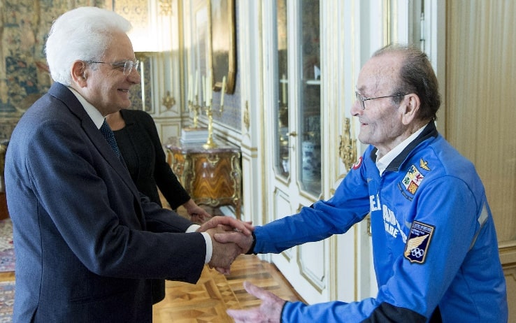 Giuseppe Ottaviani con Sergio Mattarella