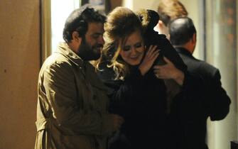 Adele con il marito Simon Konecki