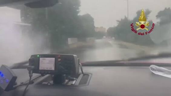 maltempo allagamenti e strade chiuse nel modenese