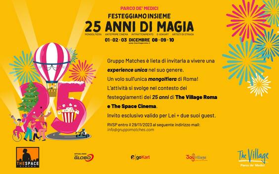 The Village Parco de’ Medici celebrates 25 years with an event