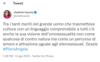 Il post di Vladimir Luxuria