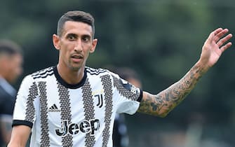 Juventus   Angel Di Maria during the soccer match Juventus A vs Juventus B at Villar Perosa in Turin, Italy, 4 august 2022 ANSA/ALESSANDRO DI MARCO