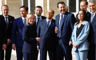 La delegazione di centrodestra al Quirinale