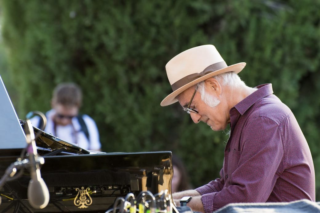 Ludovico Einaudi. Ph. Antonio Cipriani. Concerto al castello di Romena, Pratovecchio, luglio 2022