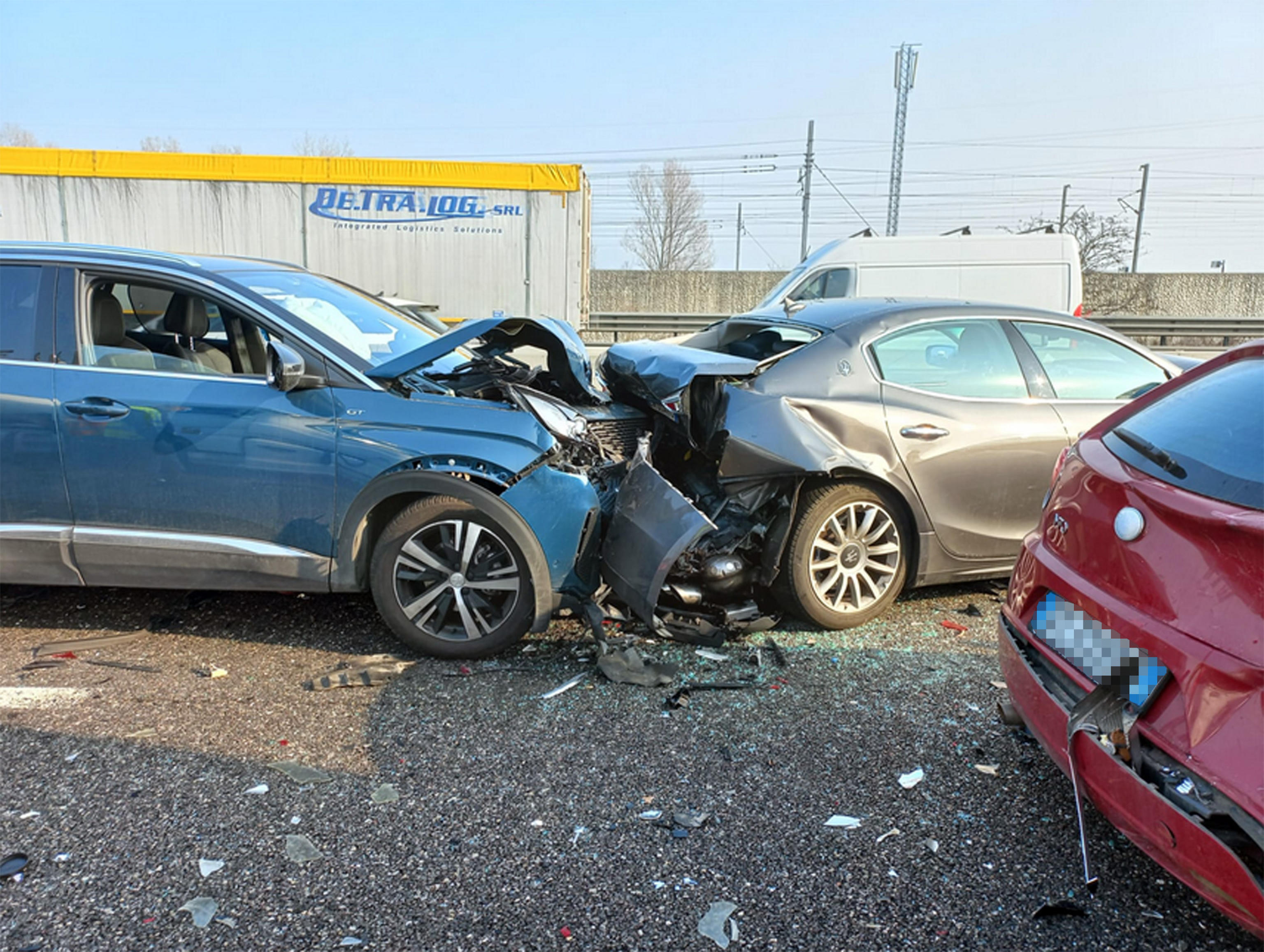 Incidente sull'autostrada A1, scontro tra camion vicino a Piacenza a ...