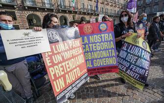 Protesta operatori spettacolo Torino