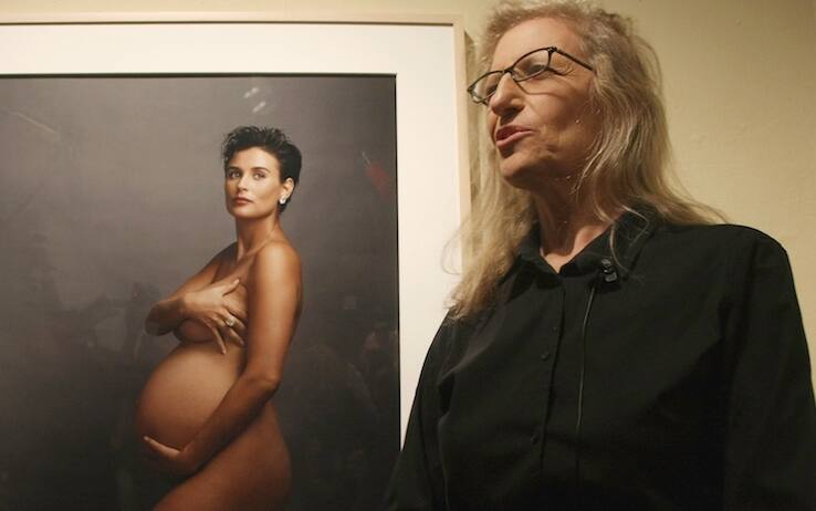 Demi Moore fotografata da Anne Leibovitz per Vanity Fair nel 1991
