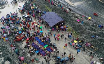 MYANMAR ACCIDENT LANDSLIDE JADE MINE
