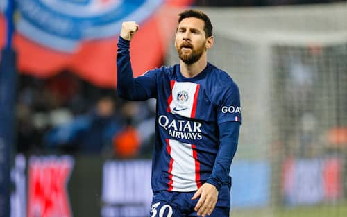 Lionel Messi of PSG celebrates during the UEFA Champions League, Group H football match between Paris Saint-Germain and Maccabi Haifa on October 25, 2022 at Parc des Princes stadium in Paris, France - Photo: Elyse Lopez/DPPI/LiveMedia