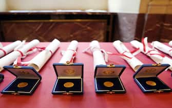 Milano - Ceremonia per il conferimento degli Ambrogini D'\'' Oro ai cittadini e alle Cittadine milanesi insigniti della Stella al Merito del Lavoro nell'\'' anno 2023 (Milano - 2024-05-07, DUILIO PIAGGESI) p.s. la foto e'\'' utilizzabile nel rispetto del contesto in cui e'\'' stata scattata, e senza intento diffamatorio del decoro delle persone rappresentate