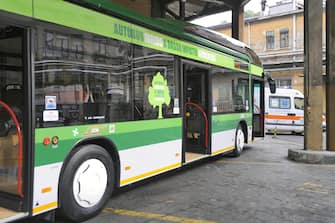 Milan (Italy)  ATM (Milan Transportation Company ), eco-friendly hybrid bus