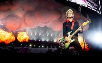 Mandatory Credit: Photo by Mairo Cinquetti/NurPhoto/Shutterstock (14543185i)
Billie Joe Armstrong of Green Day is performing live in concert during the IDays Festival 2024 in Milano, Italy, on June 16, 2024 .
Green Day In Concert At I-Days Festival 2024, Milano, Italy - 16 Jun 2024