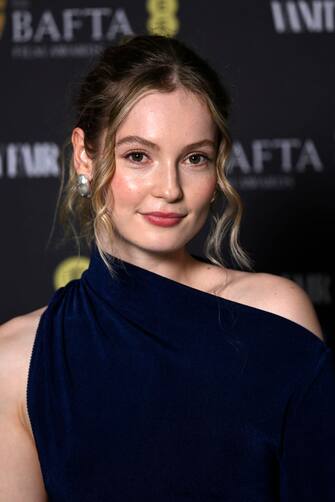 LONDON, ENGLAND - JANUARY 31: Hannah Dodd attends the Vanity Fair EE BAFTA Rising Star Party at Pavyllon London on January 31, 2024 in London, England. (Photo by Gareth Cattermole/Getty Images)