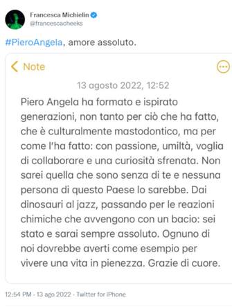 il post di Francesca Michielin