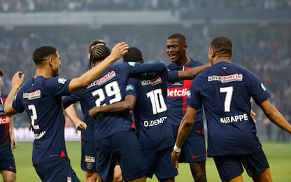 Il Psg vince anche la Coppa: battuto 2-1 il Lione