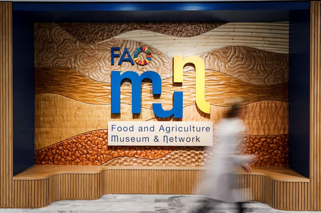 L'ingresso del FAO MuNe - Museo e Rete dell'Alimentazione e dell'Agricoltura - ©️ FAO / Giuseppe Carotenuto