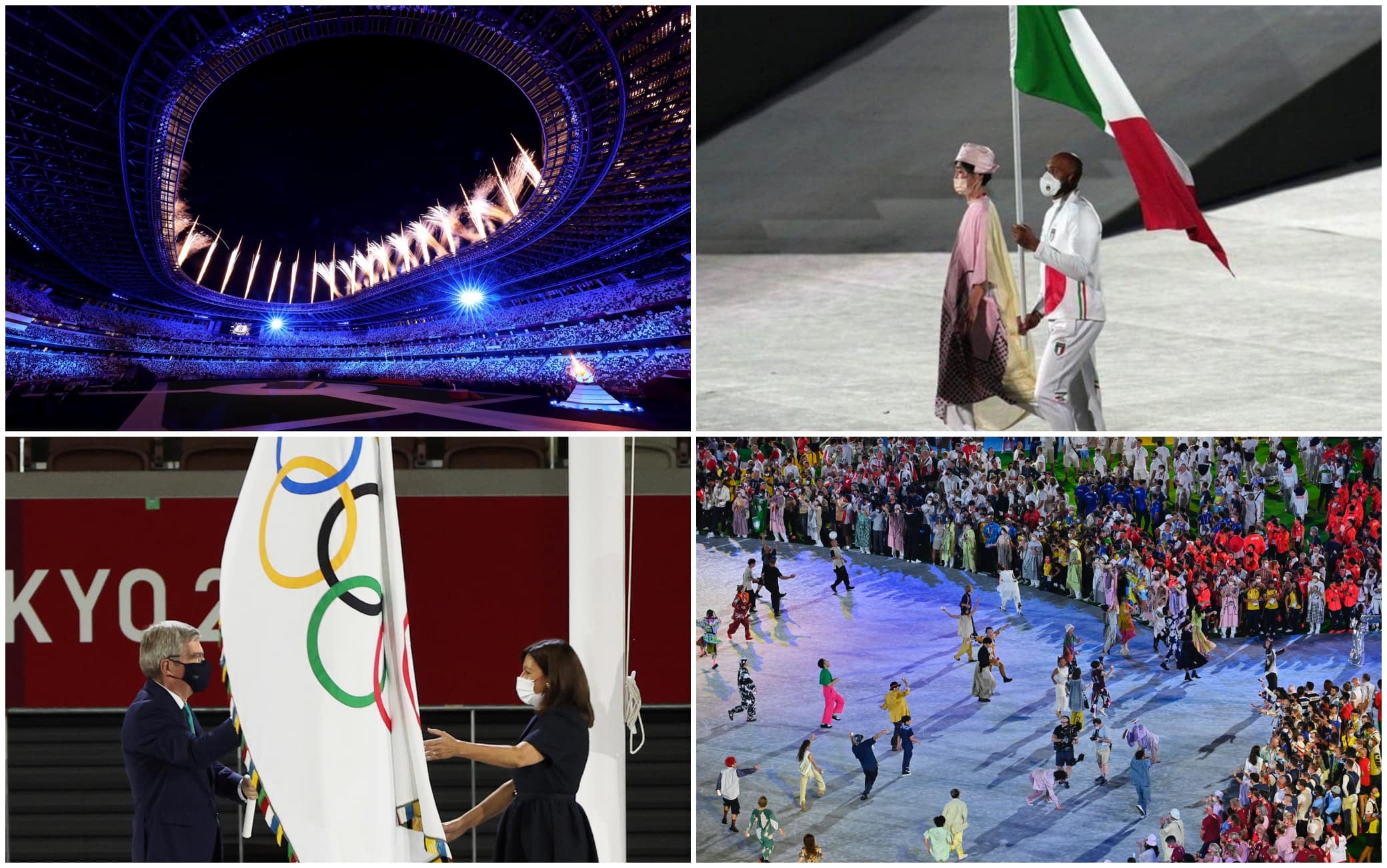 Olimpiadi Tokyo 2020 la cerimonia di chiusura dei Giochi. LE FOTO